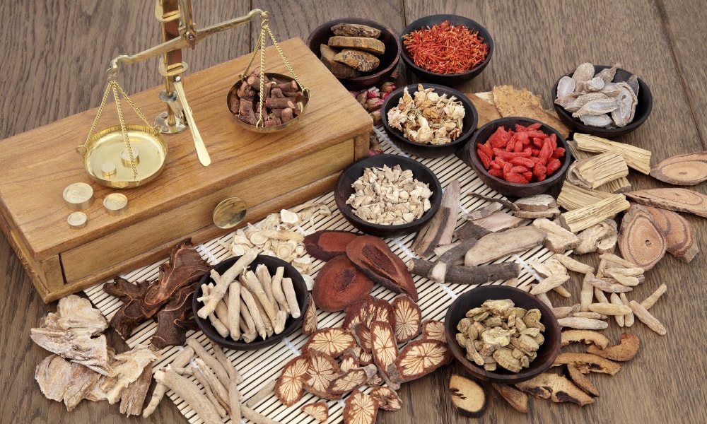 漢方薬を作るための生薬